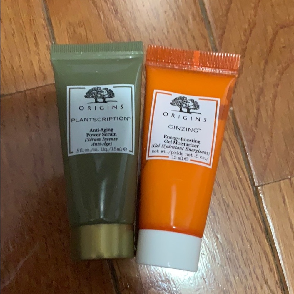 Origins gel moisturizer+ antiaging serum